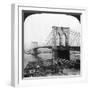 NY: Brooklyn Bridge, 1901-null-Framed Giclee Print