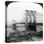 NY: Brooklyn Bridge, 1901-null-Stretched Canvas