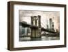 NY Brooklyn Bridge-Rhonda Addison-Framed Photo