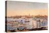 NY: Brooklyn Heights, 1849-Currier & Ives-Stretched Canvas