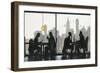 NY Café Conversation-Norman Wyatt Jr.-Framed Premium Giclee Print