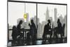 NY Café Conversation-Norman Wyatt Jr.-Mounted Premium Giclee Print