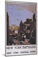 NY Central-null-Mounted Giclee Print