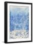 NY City Winter-Bill Bell-Framed Giclee Print