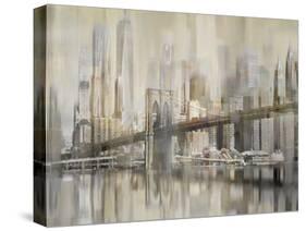 NY Cityscape Castleton Bridge-Paul Duncan-Stretched Canvas