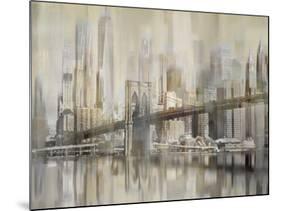 NY Cityscape Castleton Bridge-Paul Duncan-Mounted Giclee Print
