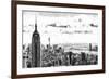 NY Cityscape-Philippe Hugonnard-Framed Giclee Print