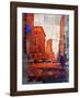 NY Downtown 14-Sven Pfrommer-Framed Art Print