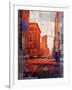 NY Downtown 14-Sven Pfrommer-Framed Art Print