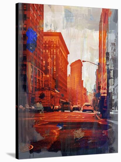 NY Downtown 14-Sven Pfrommer-Stretched Canvas