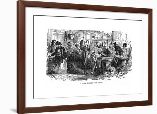 Ny Drinkingin Rum Shop-null-Framed Giclee Print