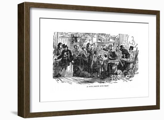 Ny Drinkingin Rum Shop-null-Framed Giclee Print