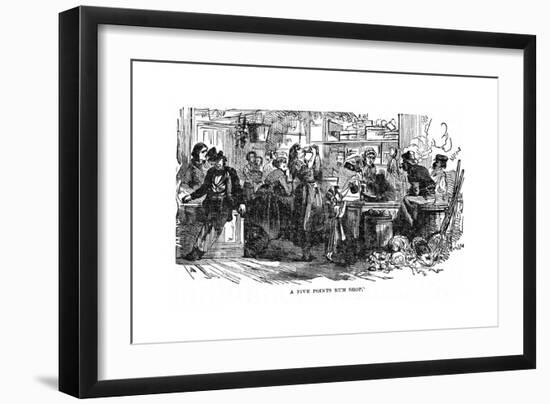 Ny Drinkingin Rum Shop-null-Framed Giclee Print