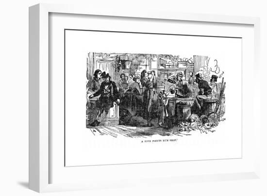 Ny Drinkingin Rum Shop-null-Framed Giclee Print