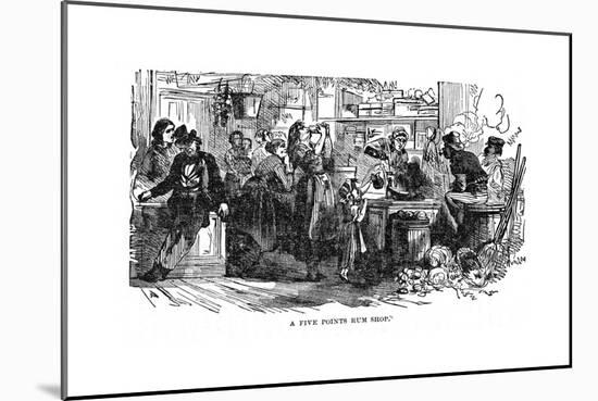 Ny Drinkingin Rum Shop-null-Mounted Giclee Print