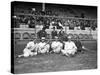 NY Giants and Cincinnati Reds Players, Baseball Photo - New York, NY-Lantern Press-Stretched Canvas