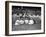 NY Giants and Cincinnati Reds Players, Baseball Photo - New York, NY-Lantern Press-Framed Art Print