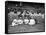 NY Giants and Cincinnati Reds Players, Baseball Photo - New York, NY-Lantern Press-Framed Stretched Canvas