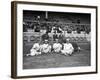 NY Giants and Cincinnati Reds Players, Baseball Photo - New York, NY-Lantern Press-Framed Art Print