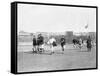 NY Giants led by John McGraw, Baseball Photo - New York, NY-Lantern Press-Framed Stretched Canvas