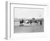 NY Giants led by John McGraw, Baseball Photo - New York, NY-Lantern Press-Framed Art Print