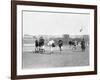 NY Giants led by John McGraw, Baseball Photo - New York, NY-Lantern Press-Framed Art Print