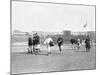 NY Giants led by John McGraw, Baseball Photo - New York, NY-Lantern Press-Mounted Art Print