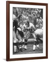 Ny Giants Player Sam Huff-null-Framed Premium Photographic Print