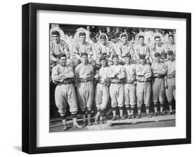 NY Giants Team, Baseball Photo No.1 - New York, NY-Lantern Press-Framed Art Print