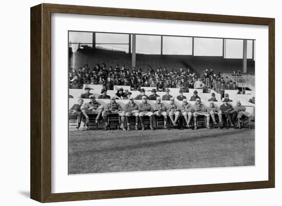 NY Giants Team, Baseball Photo No.4 - New York, NY-Lantern Press-Framed Art Print