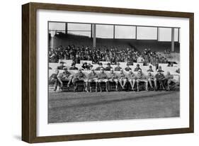 NY Giants Team, Baseball Photo No.4 - New York, NY-Lantern Press-Framed Art Print