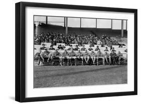 NY Giants Team, Baseball Photo No.4 - New York, NY-Lantern Press-Framed Art Print