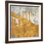 NY Gold Bridge at Dusk I-Dan Meneely-Framed Art Print