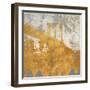 NY Gold Bridge at Dusk I-Dan Meneely-Framed Premium Giclee Print