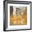 NY Gold Bridge at Dusk II-Dan Meneely-Framed Premium Giclee Print