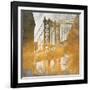 NY Gold Bridge at Dusk II-Dan Meneely-Framed Art Print