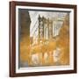 NY Gold Bridge at Dusk II-Dan Meneely-Framed Art Print