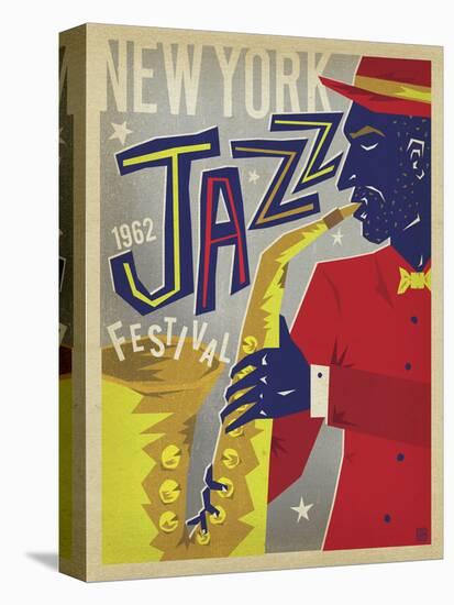 NY Jazz Fest-Anderson Design Group-Stretched Canvas