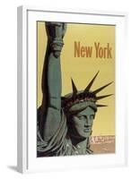 NY Liberty-null-Framed Giclee Print