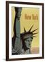 NY Liberty-null-Framed Giclee Print