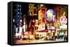 NY Night Life-Philippe Hugonnard-Framed Stretched Canvas