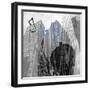 NY NY…I Can Fly-Tony Koukos-Framed Giclee Print