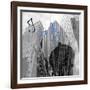 NY NY…I Can Fly-Tony Koukos-Framed Giclee Print