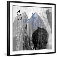 NY NY…I Can Fly-Tony Koukos-Framed Giclee Print