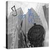 NY NY…I Can Fly-Tony Koukos-Stretched Canvas