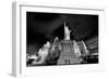 NY NY Las Vegas BW-Steve Gadomski-Framed Photographic Print