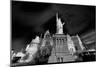 NY NY Las Vegas BW-Steve Gadomski-Mounted Photographic Print