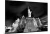 NY NY Las Vegas BW-Steve Gadomski-Mounted Photographic Print