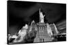 NY NY Las Vegas BW-Steve Gadomski-Stretched Canvas