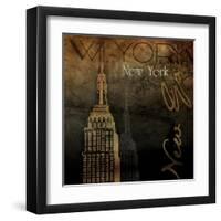 NY NY NY-Jace Grey-Framed Art Print